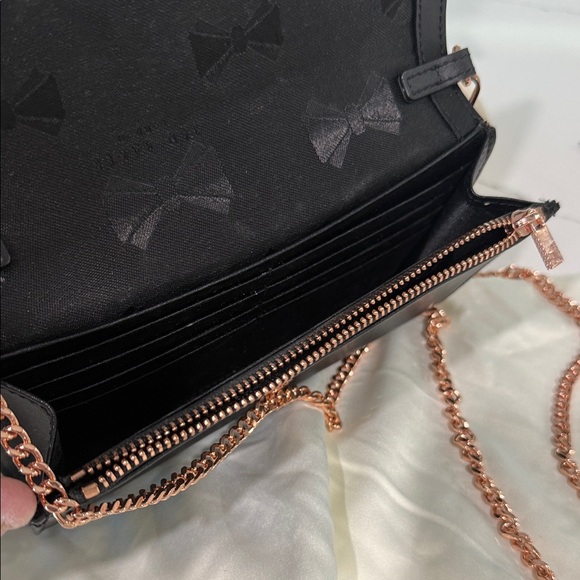 Ted Baker Black Pearl-Stud Bag Rose Gold + Pearls - Picture 7 of 16